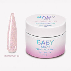 Моделюючий гель з блискітками Baby Moon Glitter Builder Gel, 15 мл № 22 (5905123011955)