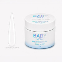 Рідкий гель для зміцнення та моделювання нігтів BABY MOON Liquid Builder gel 4 in 1, 15 мл № 02 (5905123011566)