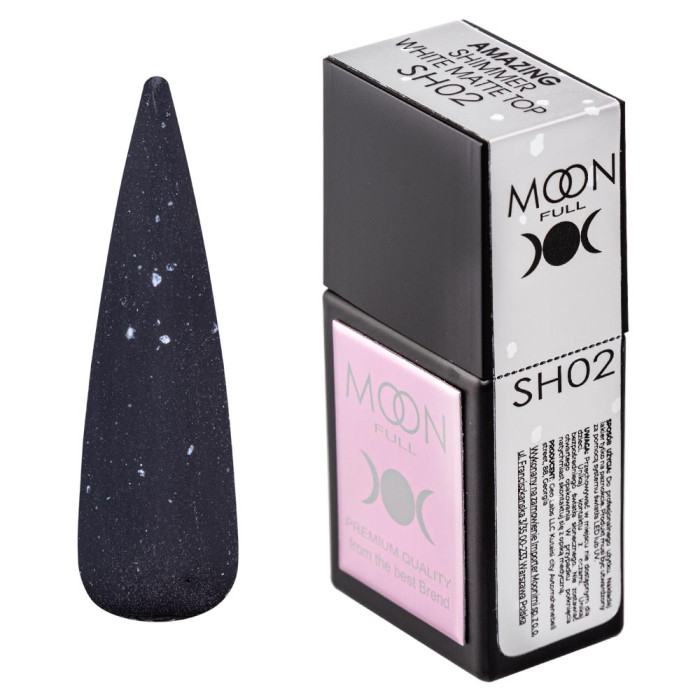 Топ з шимером Moon Full Amazing Shimmer Top SH02, 12 мл (5905123021527)