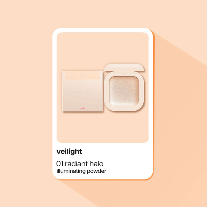 Запечена сяюча пудра для обличчя POPPY HEAD Veilight, 01 Radiant Halo, 12 г (5903843265474)
