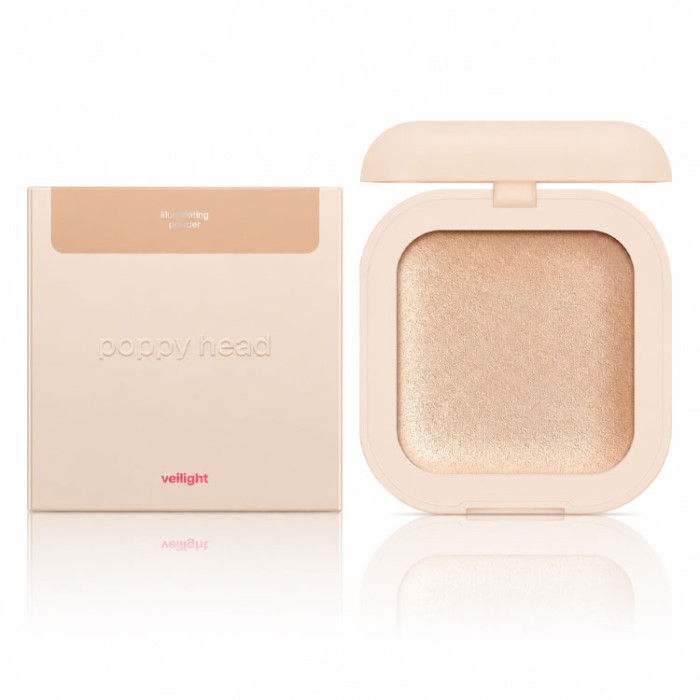 Запечена сяюча пудра для обличчя POPPY HEAD Veilight, 02 Sunlit Aura, 12 г (5903843265481)