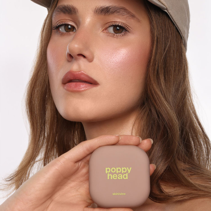 Компактна пудра для обличчя POPPY HEAD Skinivine, 01 Barely (5903843265795)
