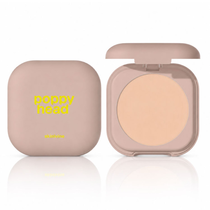 Компактна пудра для обличчя POPPY HEAD Skinivine, 02 Truly (5903843265801)