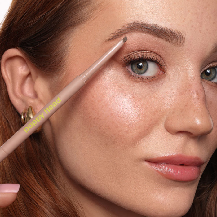 Олівець для брів POPPY HEAD Browsome, 03 Deep Brown (5903843265658)