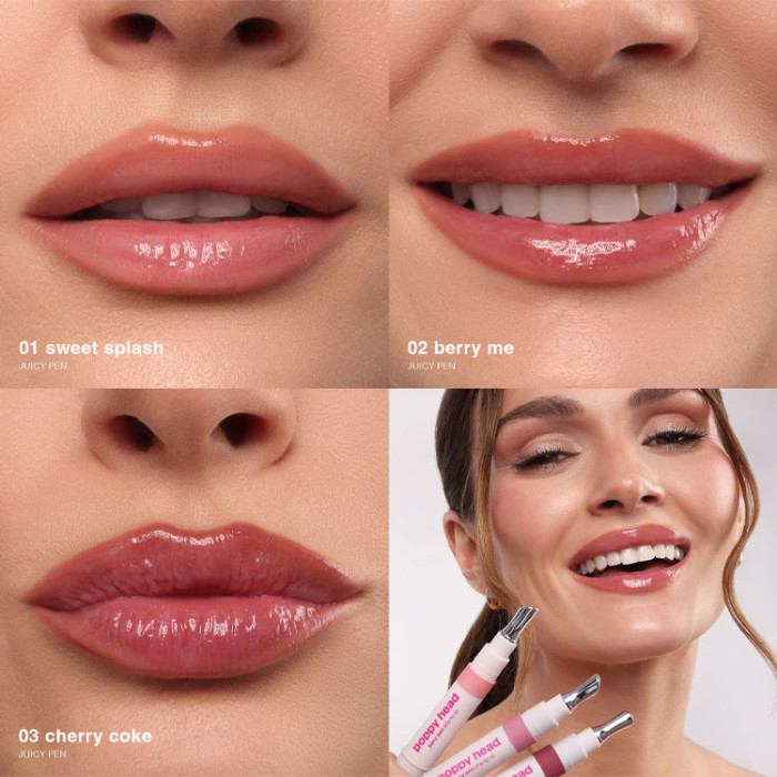 Олія для губ POPPY HEAD Juicy Pen Drip, 02 Berry Me (5903843265139)