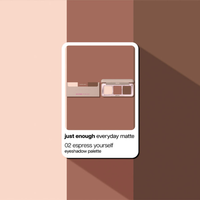 Палетка матових тіней для повік POPPY HEAD Just Enough Everyday Matte, 02 Espress Yourself (5903843265504)