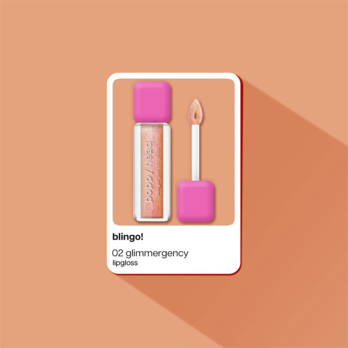 Перламутровий блиск для губ POPPY HEAD Blingo!, 02 (5903843265559)