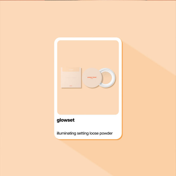 Розсипчаста сяюча пудра для обличчя POPPY HEAD Glowset (5906448730255)