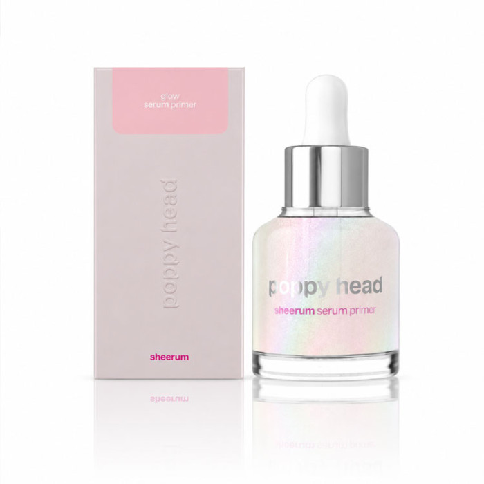Сироватка-праймер під макіяж POPPY HEAD Sheerum Glow із сяючим ефектом, 30 мл (5903843265528)