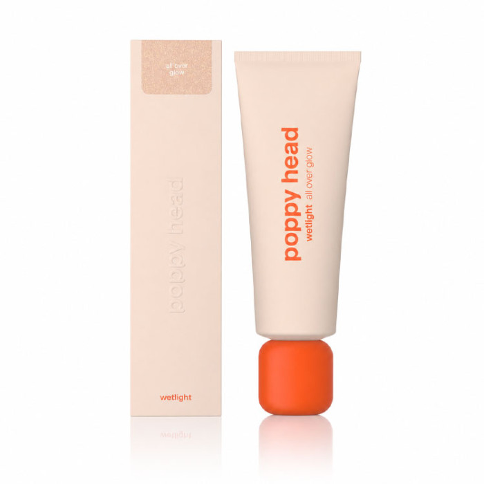 Хайлайтер для обличчя та тіла POPPY HEAD Wetlight All Over Glow, 02 Glitterini (5903843265535)