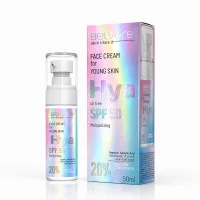 Крем для обличчя BelVere Hya SPF 50 з гіалуроновою кислотою, 50 мл (5907582990017)
